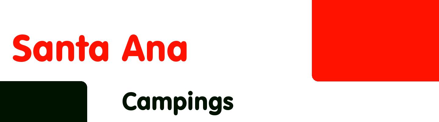 Best campings in Santa Ana - Rating & Reviews